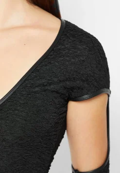 Shirred Cut Out Bodysuit -^Manière De Voir Best