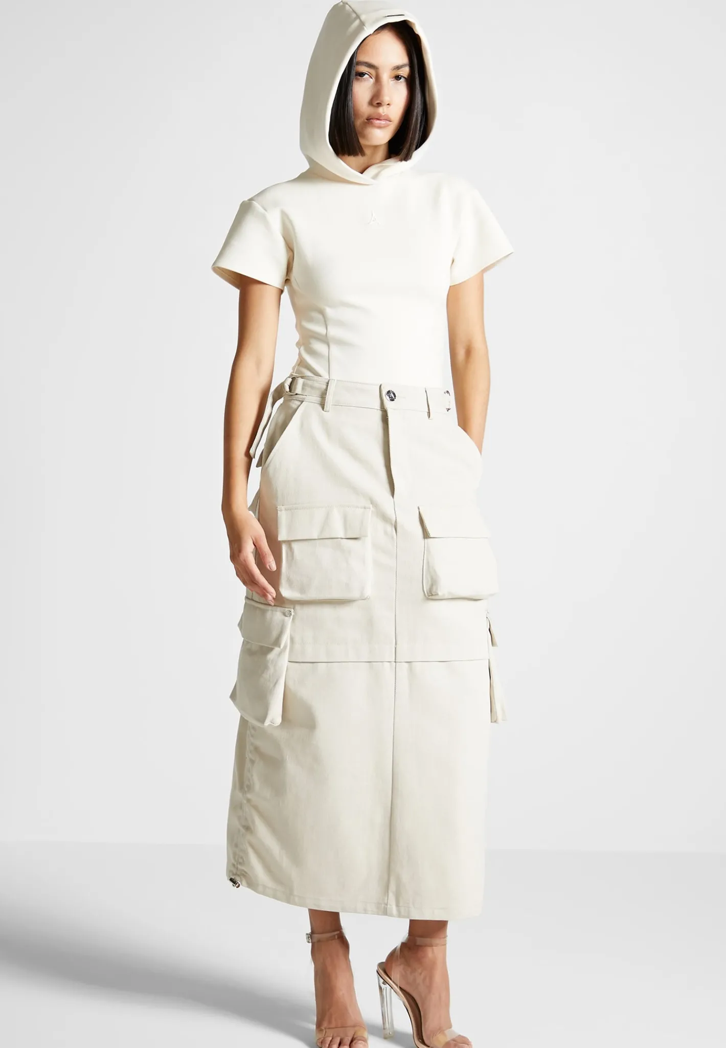 Short Sleeve Bodysuit with Hood -^Manière De Voir Online