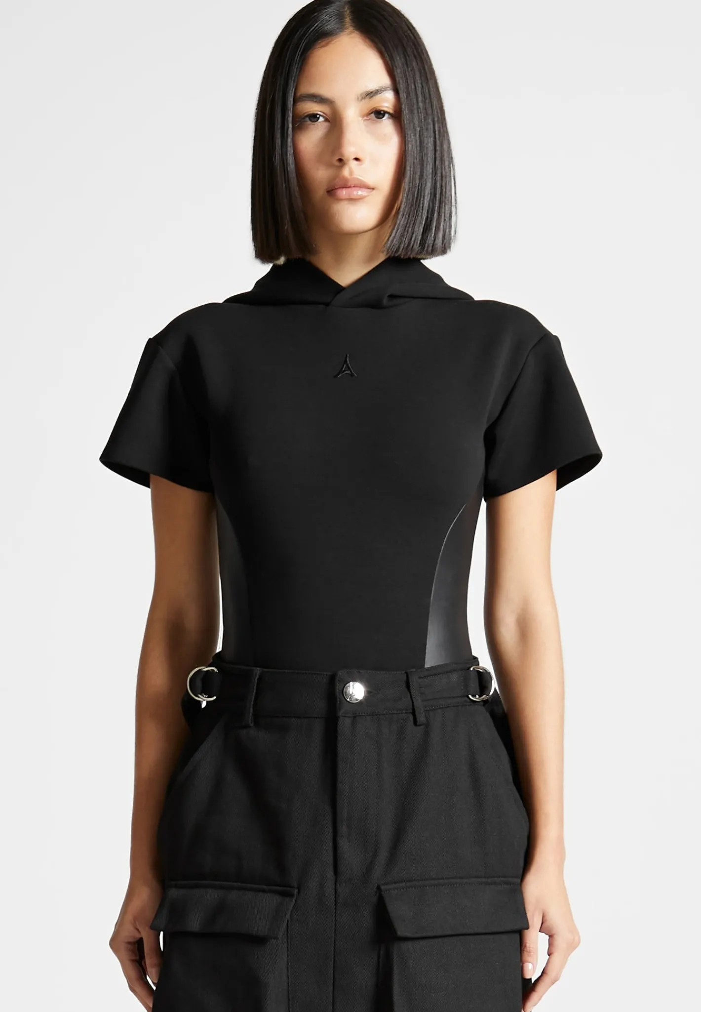 Short Sleeve Bodysuit with Hood -^Manière De Voir Online