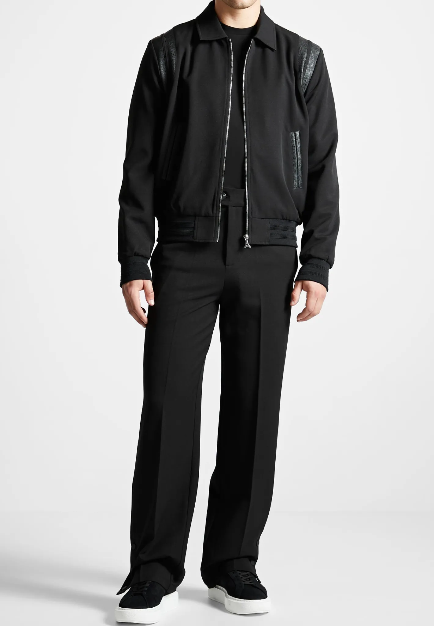 Straight Leg Buttoned Cuff Trousers -^Manière De Voir Sale