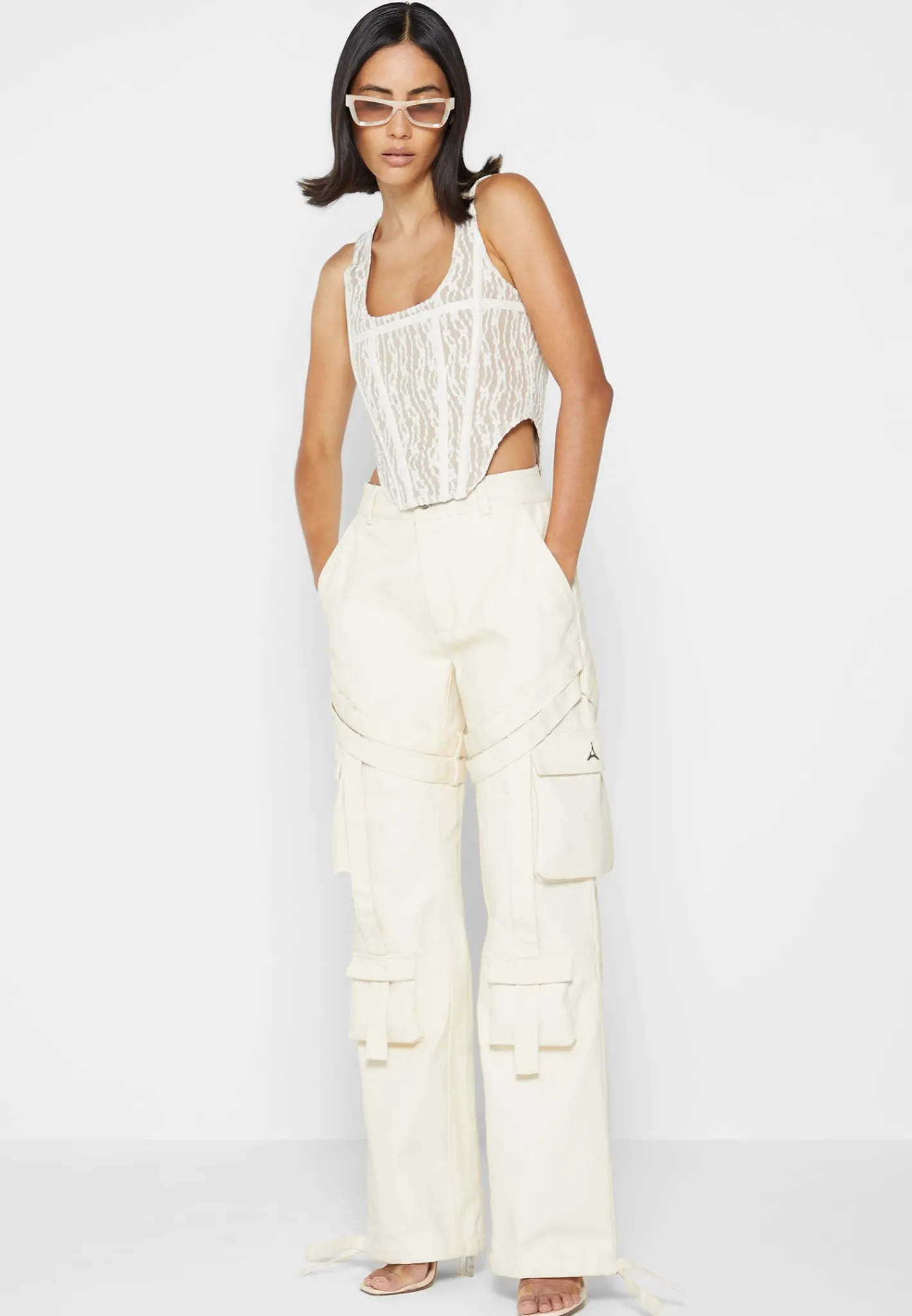 Strap Detail Cargo Pants -^Manière De Voir Sale