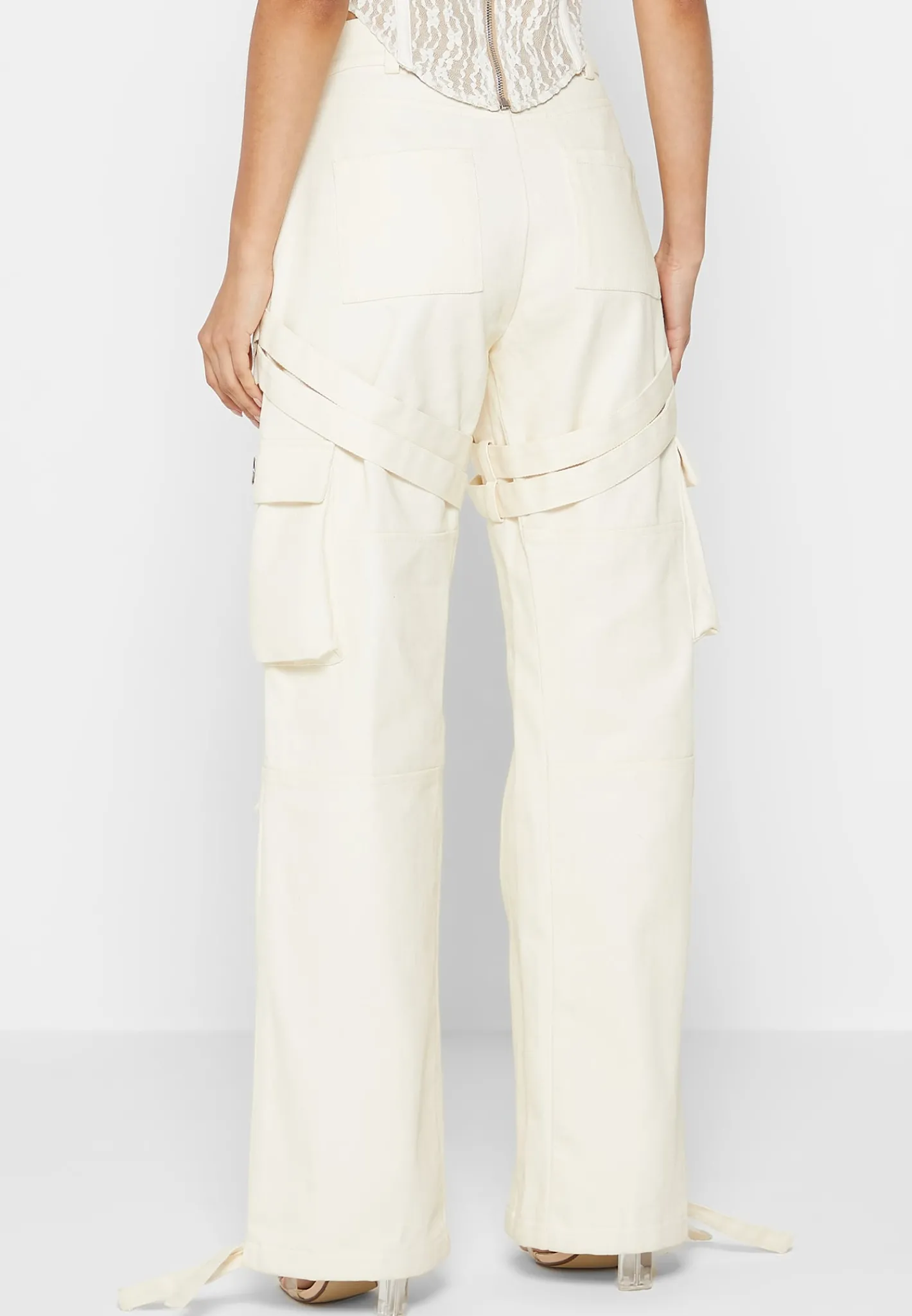 Strap Detail Cargo Pants -^Manière De Voir Sale