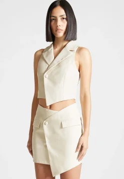 Tailored Asymmetric Waistcoat -^Manière De Voir New