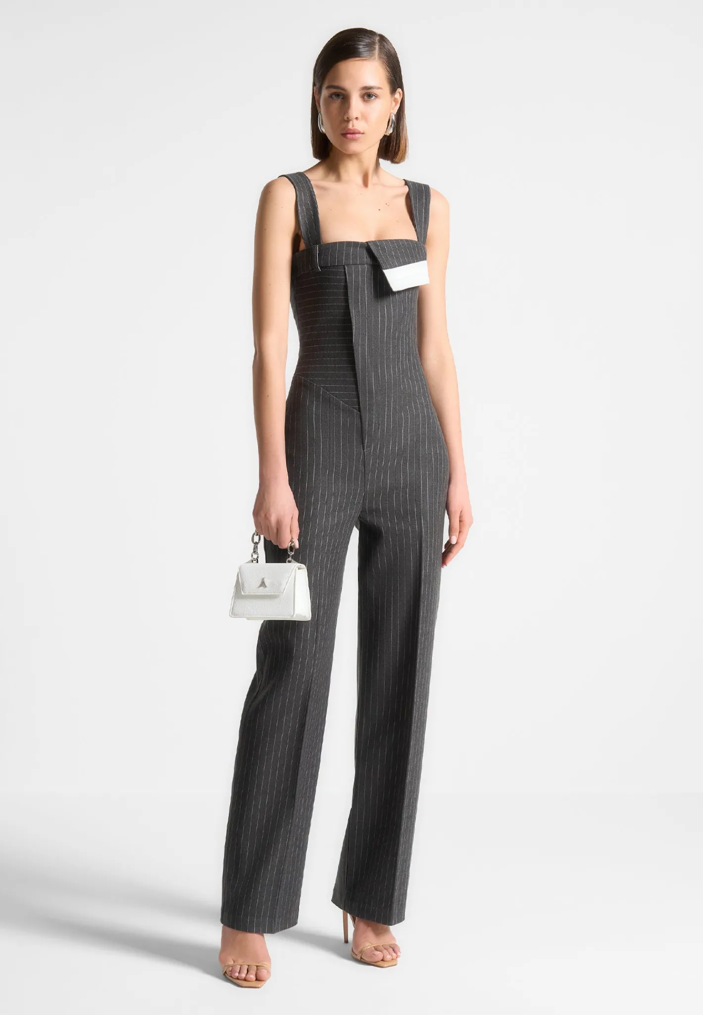 Tailored Pinstripe Jumpsuit -^Manière De Voir New