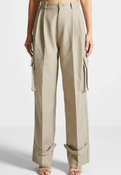 Tailored Pleated Cargo Trousers -^Manière De Voir Online