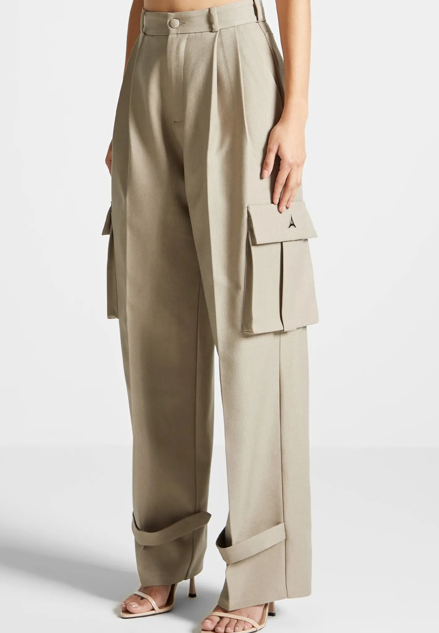 Tailored Pleated Cargo Trousers -^Manière De Voir Online