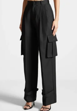 Tailored Pleated Cargo Trousers -^Manière De Voir Discount