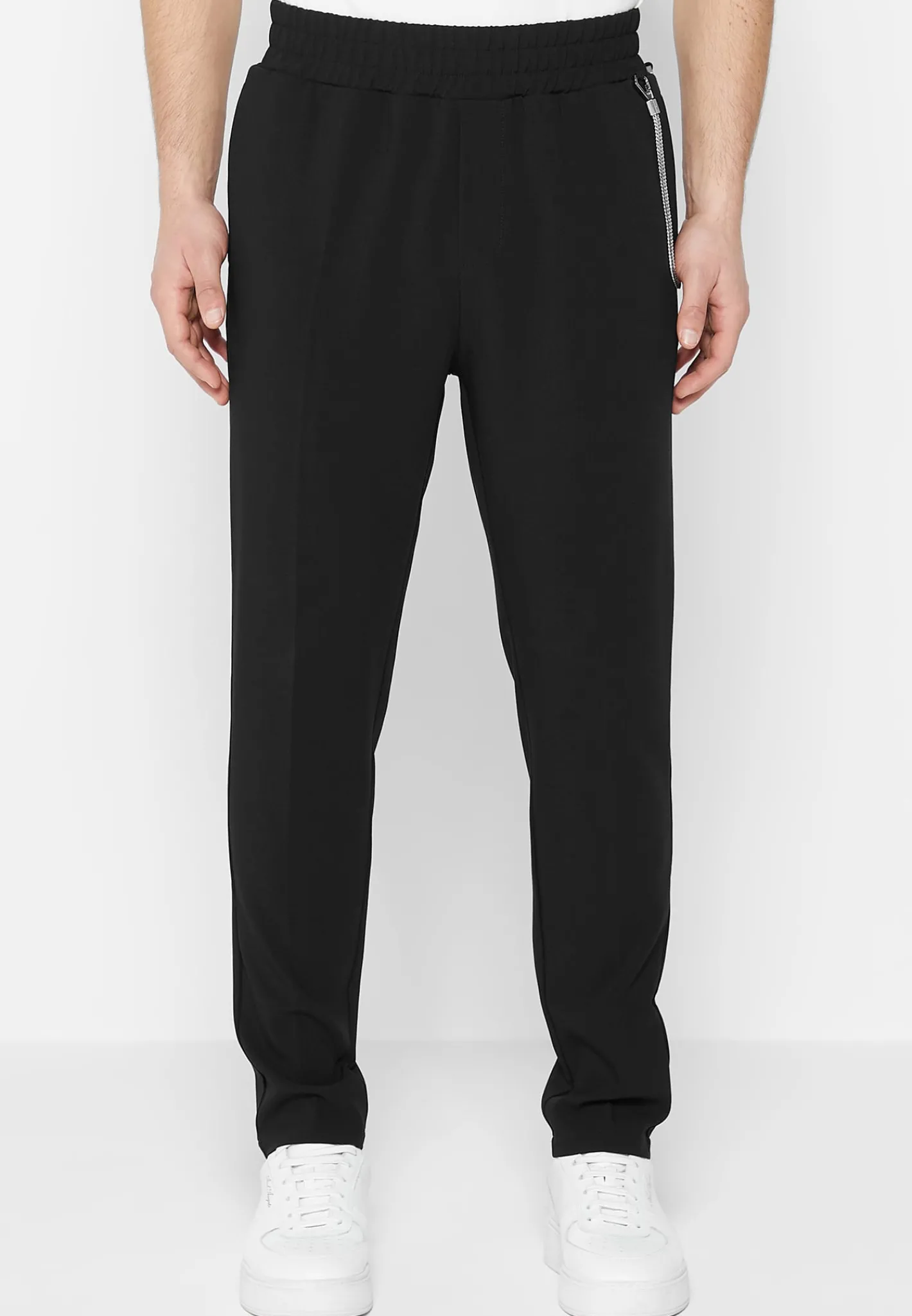 Tailored Trousers with Chain Detail -^Manière De Voir Best