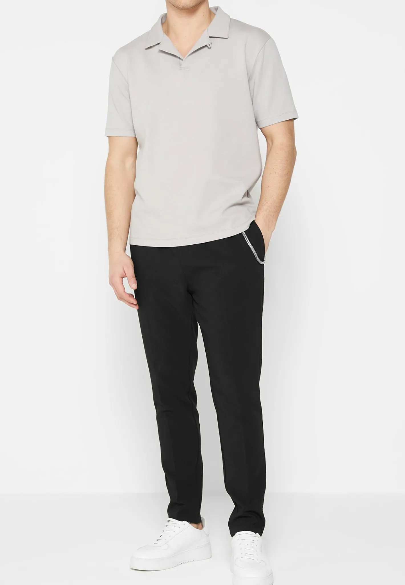 Tailored Trousers with Chain Detail -^Manière De Voir Best