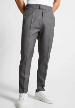 Tapered Fit Press Crease Tailored Trousers -^Manière De Voir Sale