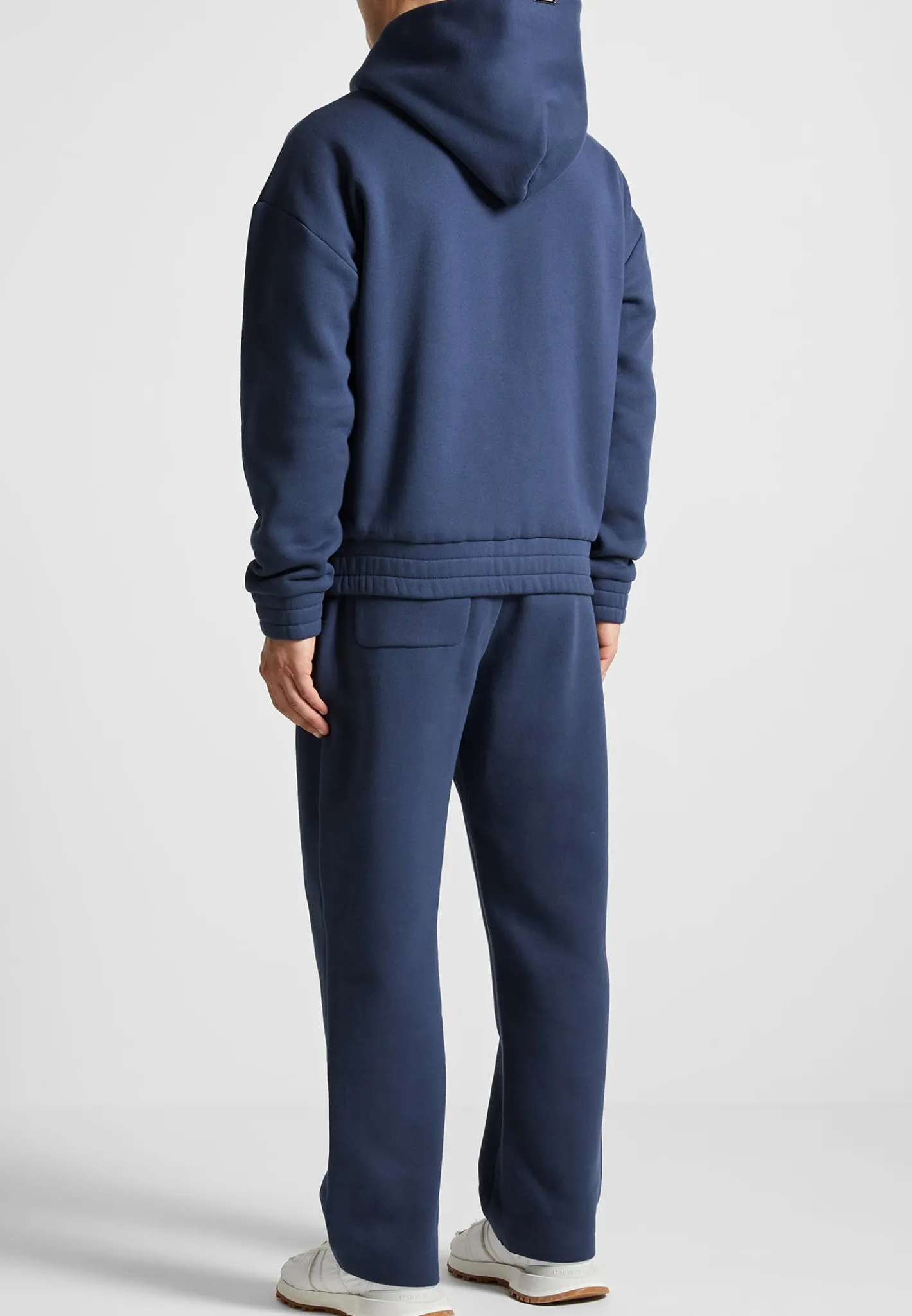 Éternel 420GSM Eiffel Embossed Joggers - Airforce Blue^Manière De Voir Online