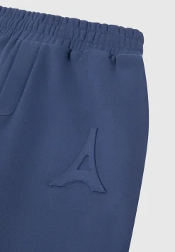 Éternel 420GSM Eiffel Embossed Joggers - Airforce Blue^Manière De Voir Online
