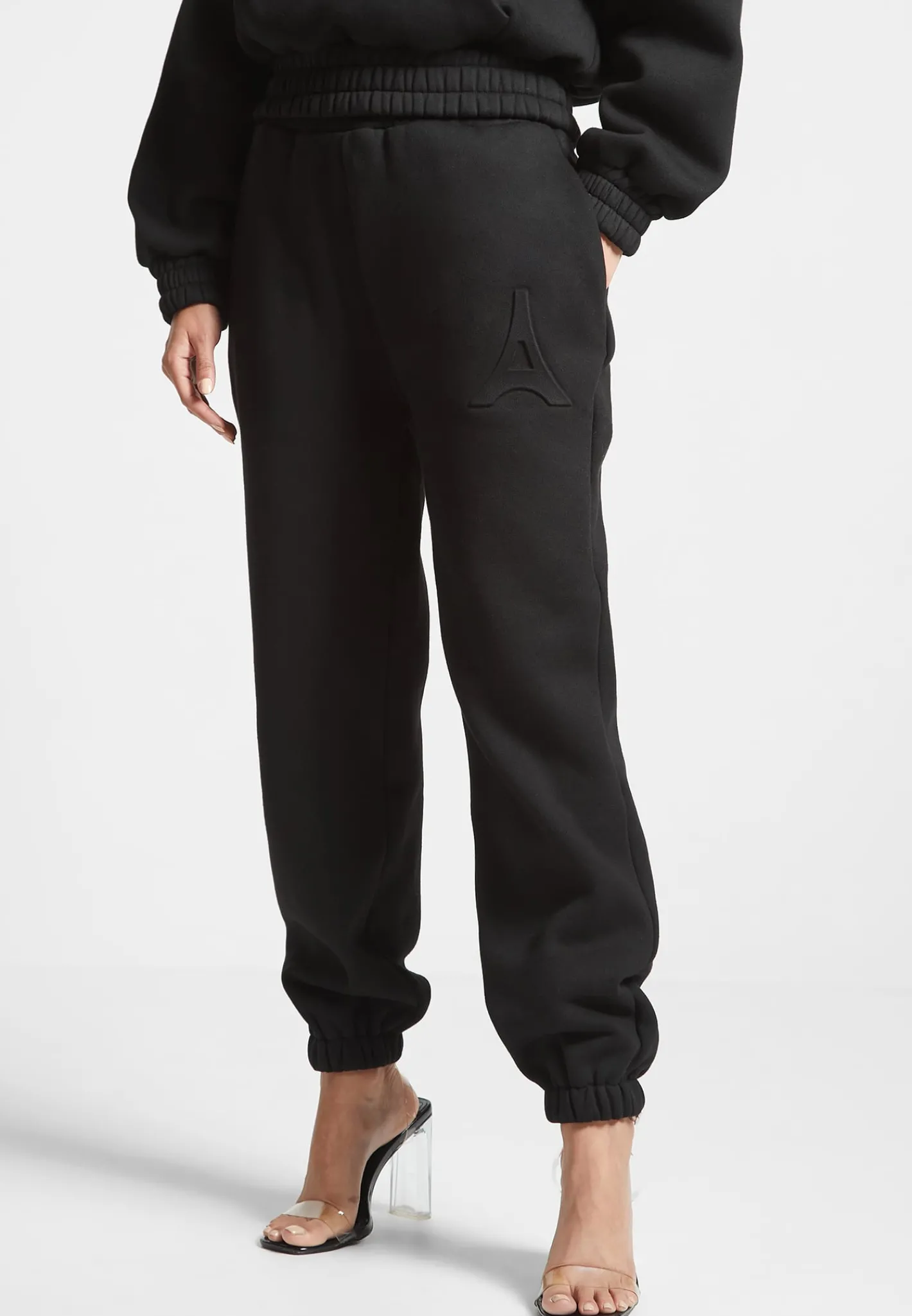 Éternelle 420GSM Eiffel Embossed Joggers -^Manière De Voir Clearance