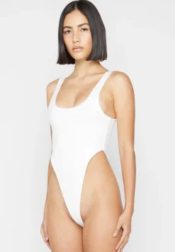 Éternelle High Leg Bodysuit - Off White^Manière De Voir Clearance