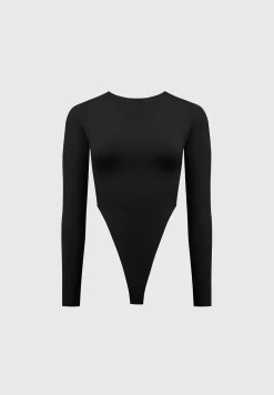 Éternelle High Leg Long Sleeve Bodysuit -^Manière De Voir Hot
