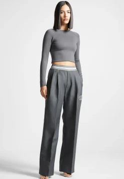 Éternelle Long Sleeve Crop Top -^Manière De Voir Discount