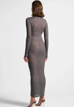 Éternelle Mock Neck Sheer Midaxi Dress -^Manière De Voir Best