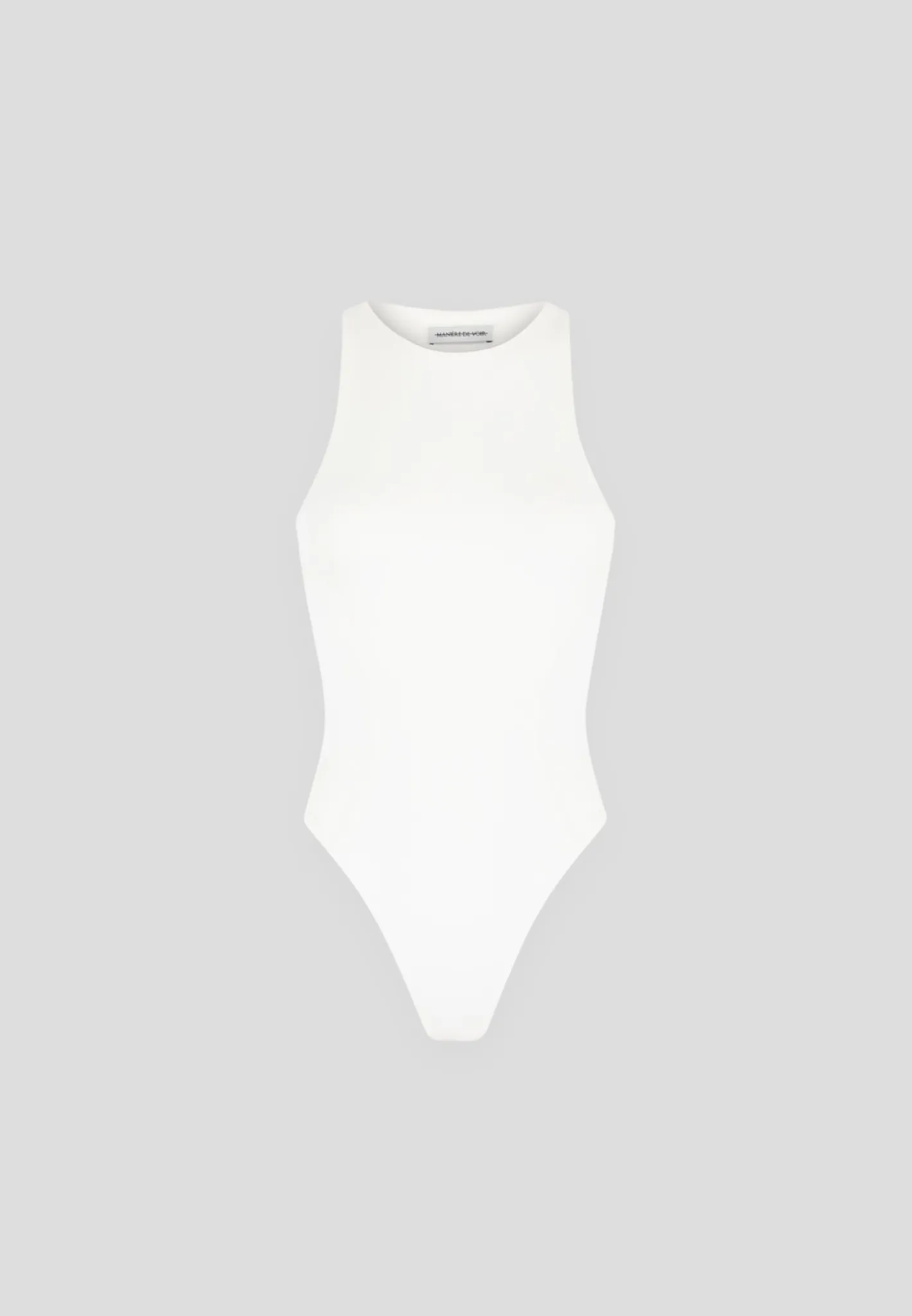 Éternelle Racer Neck Bodysuit - Off White^Manière De Voir Fashion