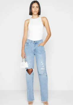 Éternelle Racer Neck Bodysuit - Off White^Manière De Voir Fashion