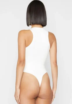 Éternelle Racer Neck Bodysuit - Off White^Manière De Voir Fashion