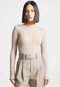 Éternelle Sheer Long Sleeve Bodysuit -^Manière De Voir Outlet