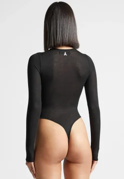 Éternelle Sheer Long Sleeve Bodysuit -^Manière De Voir Outlet