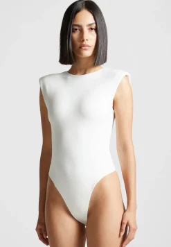 Éternelle Wide Shoulder Bodysuit - Off White^Manière De Voir Discount
