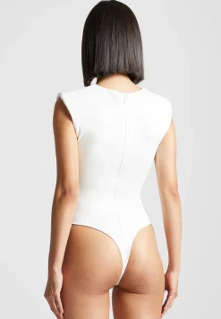Éternelle Wide Shoulder Bodysuit - Off White^Manière De Voir Discount