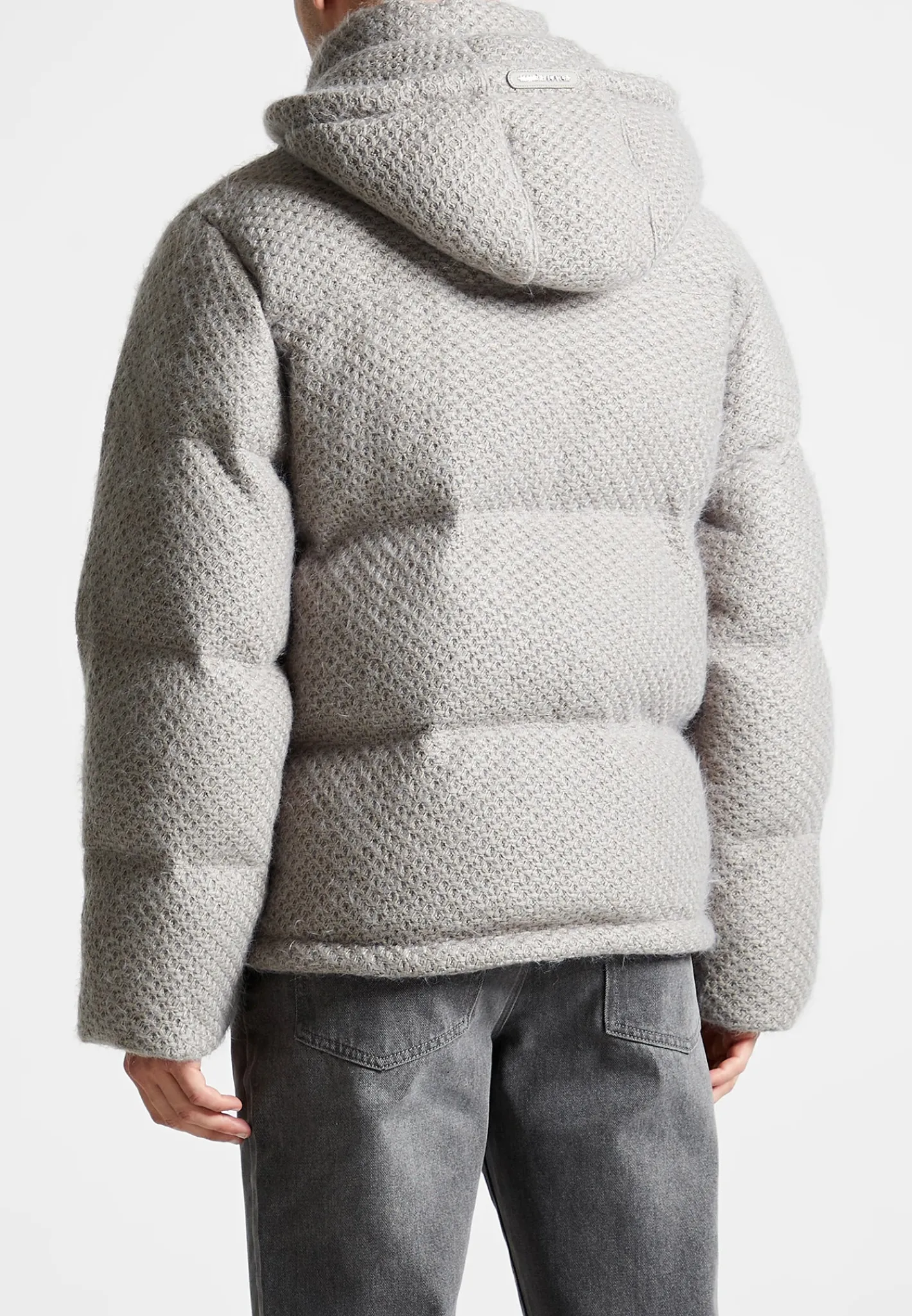 Textured Knit Puffer Jacket -^Manière De Voir Online