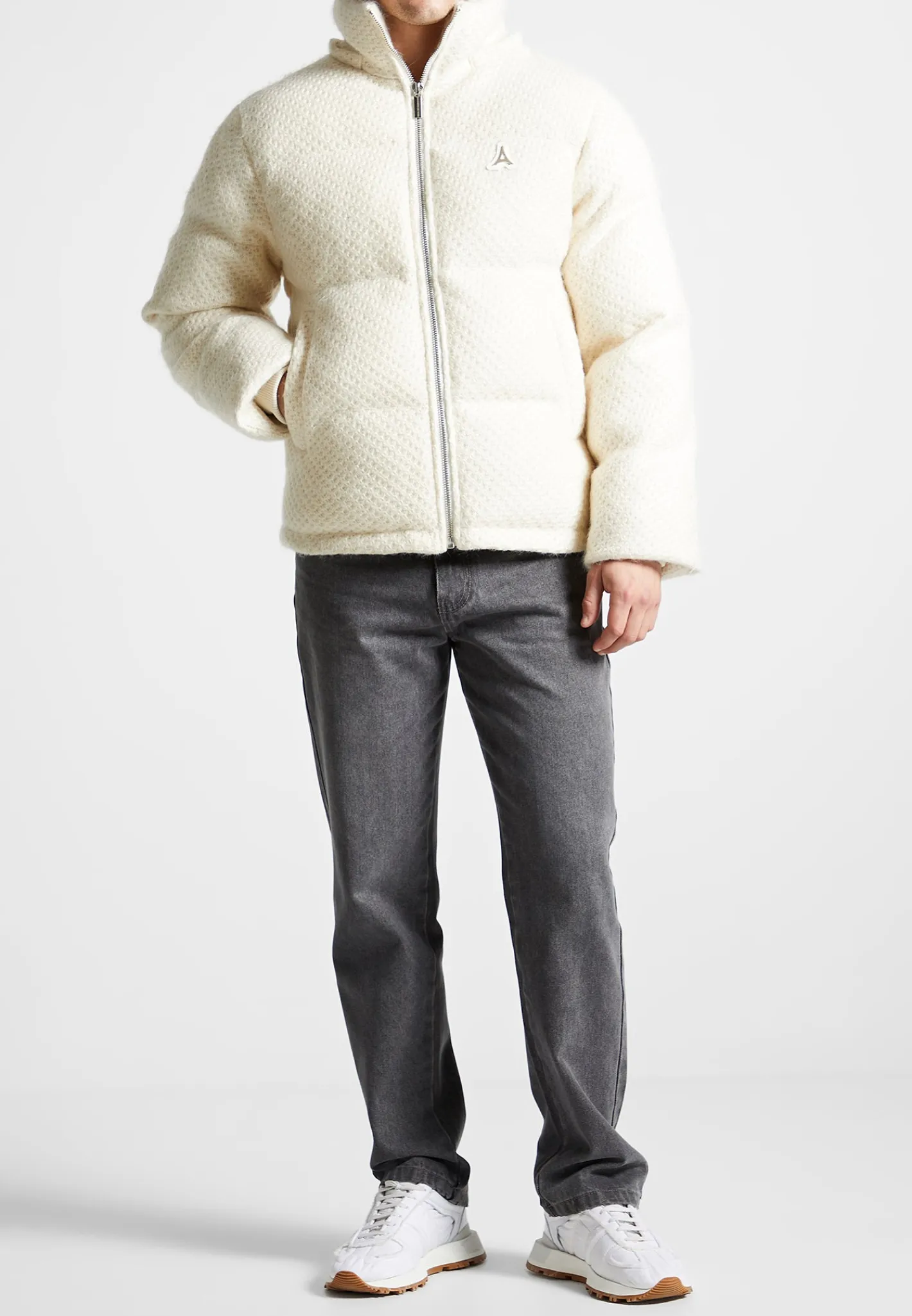 Textured Knit Puffer Jacket -^Manière De Voir Discount