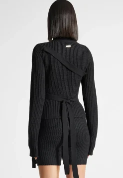 Tie-Up Knitted Cardigan -^Manière De Voir Online