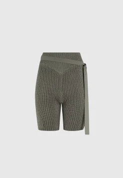 Tie-Up Knitted Cycling Shorts -^Manière De Voir Sale