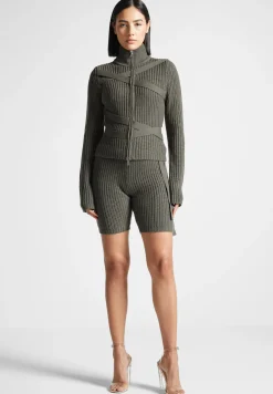 Tie-Up Knitted Cycling Shorts -^Manière De Voir Sale