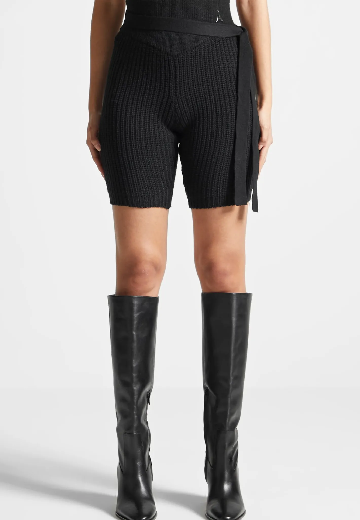 Tie-Up Knitted Cycling Shorts -^Manière De Voir Hot