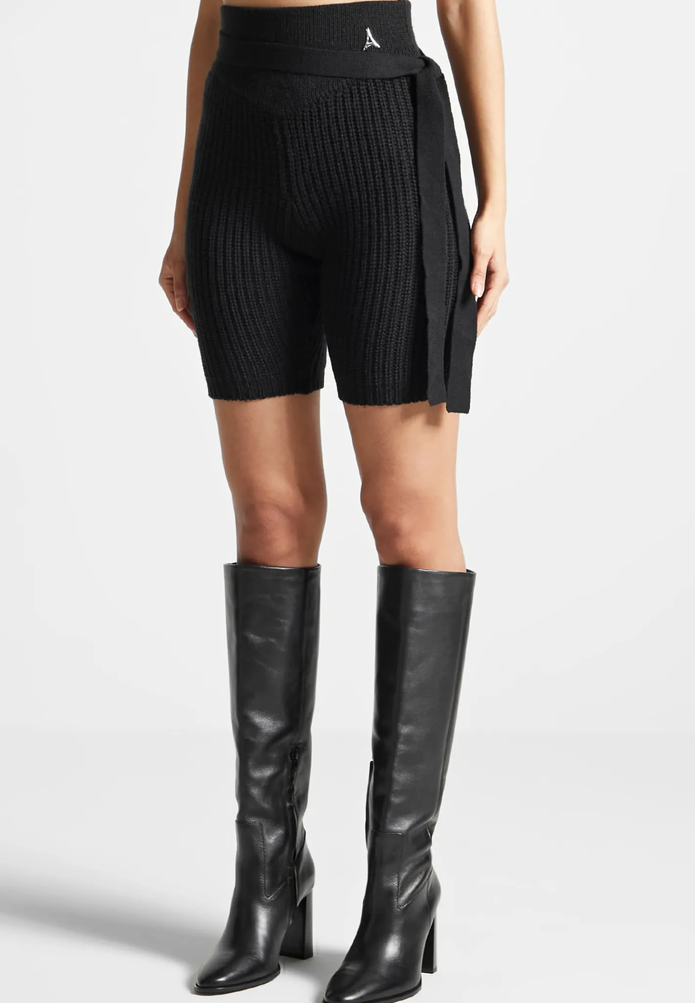 Tie-Up Knitted Cycling Shorts -^Manière De Voir Hot