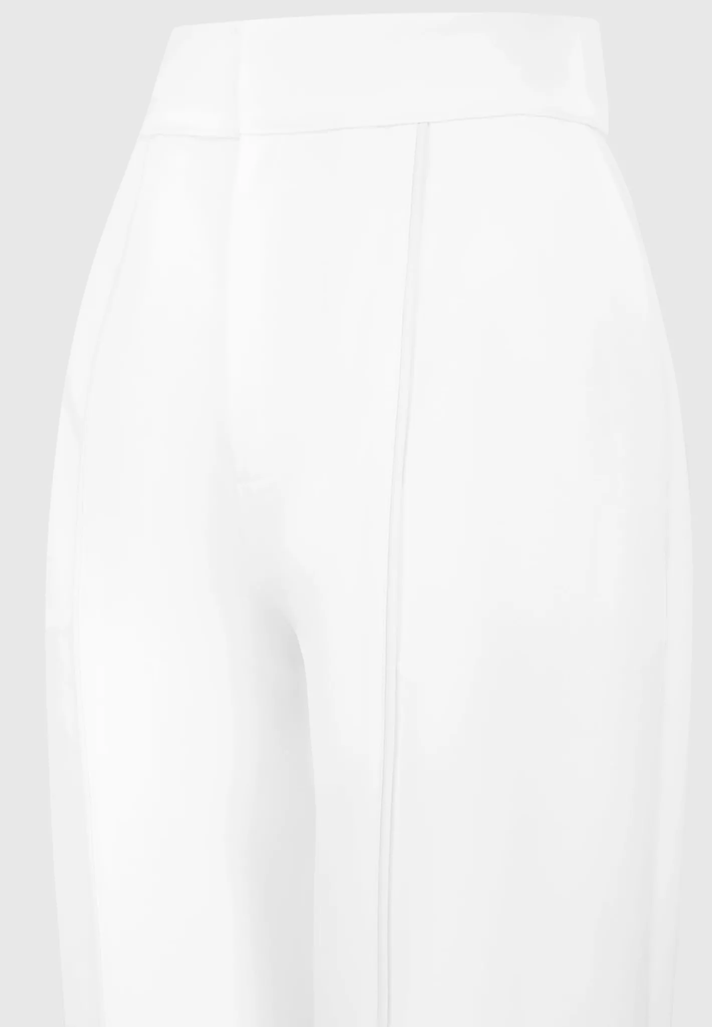 Trousers with Vegan Leather Pintuck -^Manière De Voir Discount