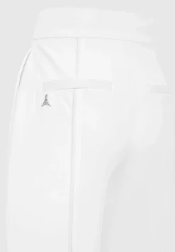 Trousers with Vegan Leather Pintuck -^Manière De Voir Discount