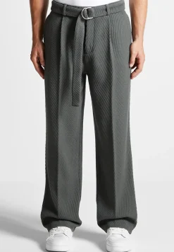 Twill Trousers With Belt -^Manière De Voir Discount