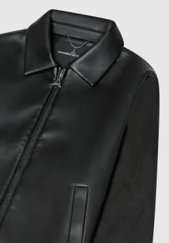 Vegan Leather & Suede Jacket -^Manière De Voir Fashion