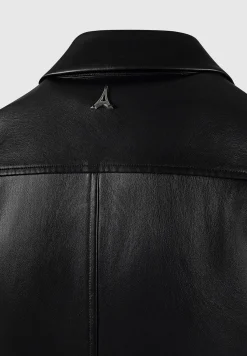 Vegan Leather Angled Shirt -^Manière De Voir Fashion