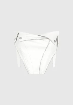 Vegan Leather Biker Corset -^Manière De Voir New