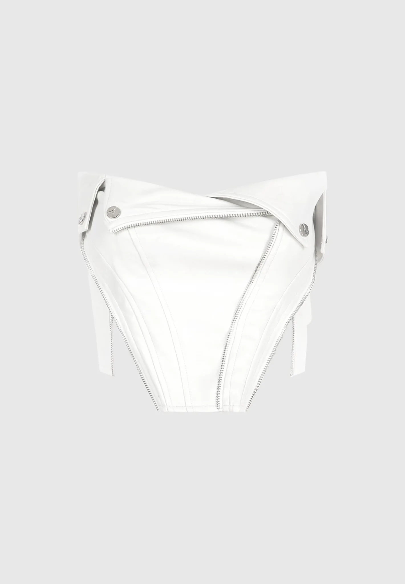 Vegan Leather Biker Corset -^Manière De Voir New