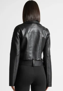 Vegan Leather Biker Jacket -^Manière De Voir Online