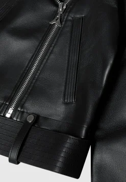 Vegan Leather Biker Jacket -^Manière De Voir Online