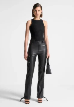 Vegan Leather Biker Trousers -^Manière De Voir Clearance
