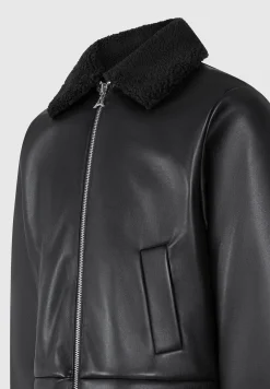 Vegan Leather Boxy Jacket -^Manière De Voir Fashion