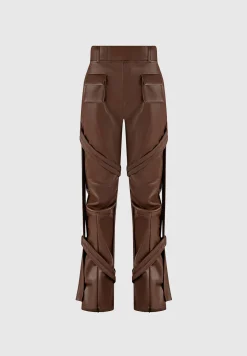 Vegan Leather Carpenter Cargo Trousers -^Manière De Voir Best
