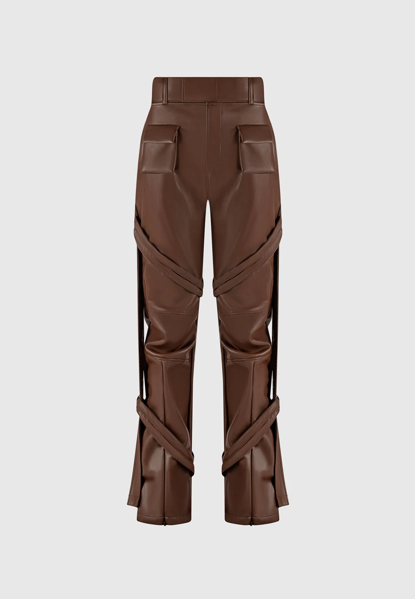 Vegan Leather Carpenter Cargo Trousers -^Manière De Voir Best
