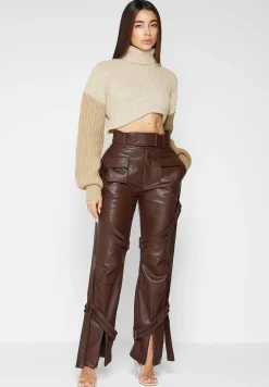 Vegan Leather Carpenter Cargo Trousers -^Manière De Voir Best