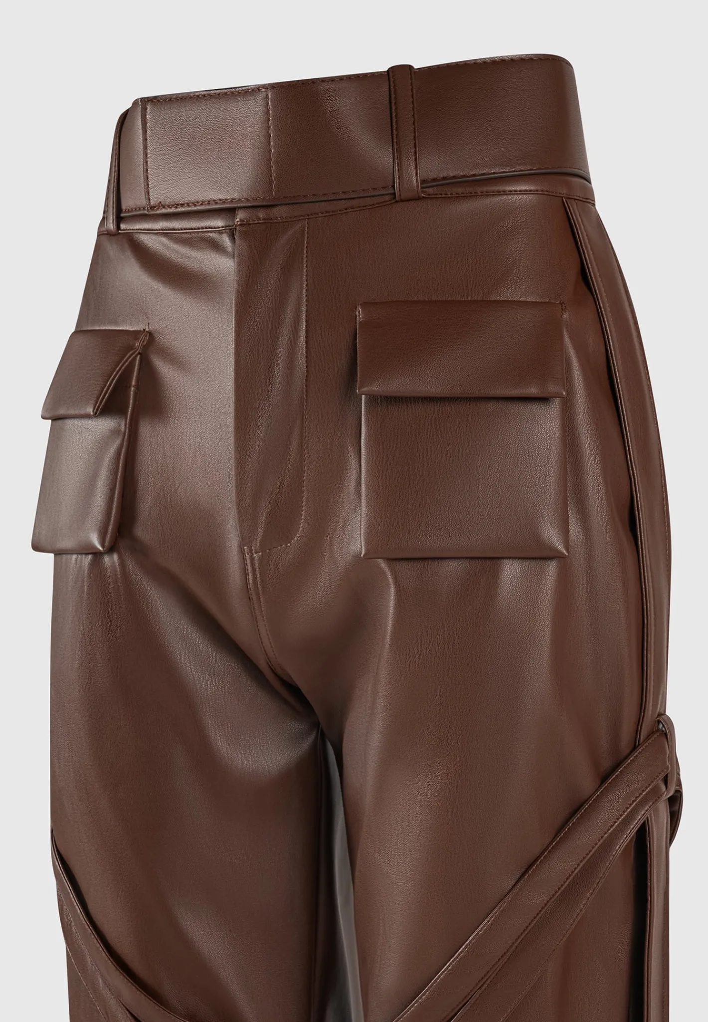 Vegan Leather Carpenter Cargo Trousers -^Manière De Voir Best